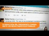 Esto dijo Correa de los resultados electorales - Teleamazonas