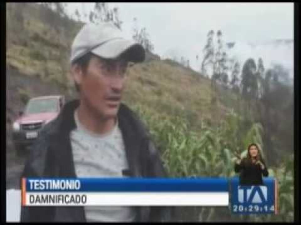 Fuertes lluvias dejan deslaves y un muerto en Pelileo - Teleamazonas