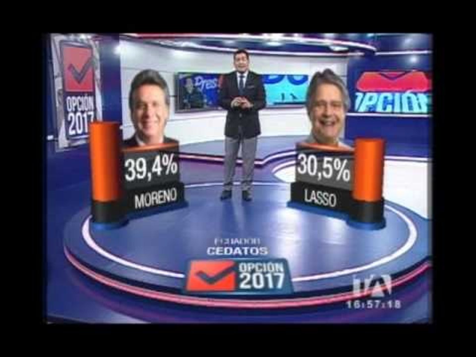 Cedatos emite los resultados preliminares de las elecciones 2017 - Teleamazonas