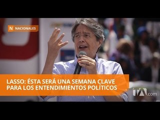 Lasso abogó por la reconciliación de los ecuatorianos