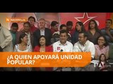 Unidad Popular definió a quién apoyará en la segunda vuelta