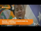 Correa se refiere a la destitución del general Castro - Teleamazonas