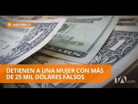 Detienen a una mujer quien llevaba más 25 mil dólares falsos