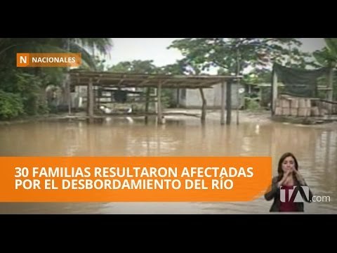 Guayas: El río La Camarona se desbordó