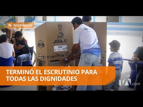 El CNE concluyó la audiencia pública de escrutinios - Teleamazonas