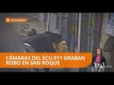 Cámaras del ECU-911 graban robo en San Roque