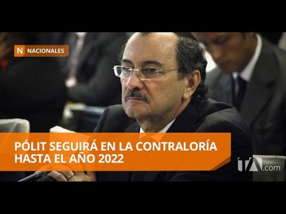 Carlos Pólit fue posesionado por tercera como Contralor del Estado - Teleamazonas