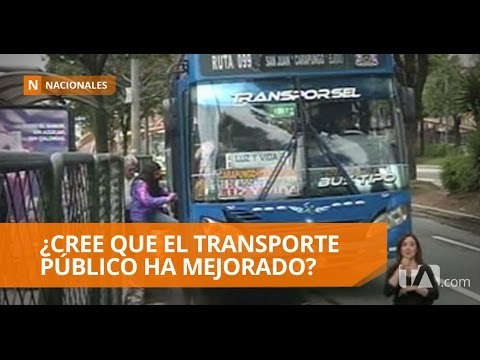9 de cada 10 personas creen que transporte público no ha mejorado