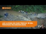 Temporal devasta vías, viviendas y comunidades rurales de Manabí - Teleamazonas