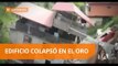 Derrumbe arrastró un edificio en Piñas, El Oro - Teleamazonas