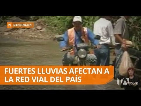 Más de doce carreteras están cerradas por deslaves por el invierno - Teleamazonas