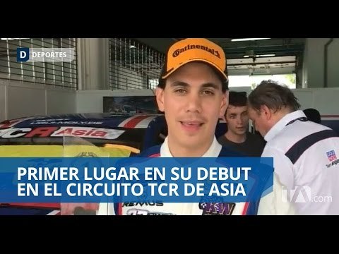 Diego Morán lleva la bandera ecuatoriana a lo más alto del podio - Teleamazonas