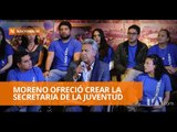 Lenín Moreno se reunió con becarios ecuatorianos