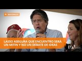Lasso acudirá al debate con Lenín Moreno