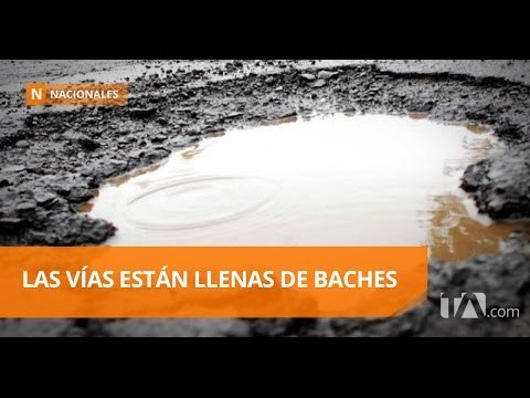 Conductores se quejan por el mal estado de las vías