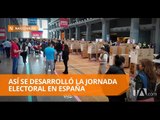 En España finalizó el proceso electoral sin mayores incidentes