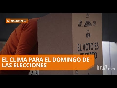 Inamhi prevé lluvias para el domingo de las elecciones - Teleamazonas