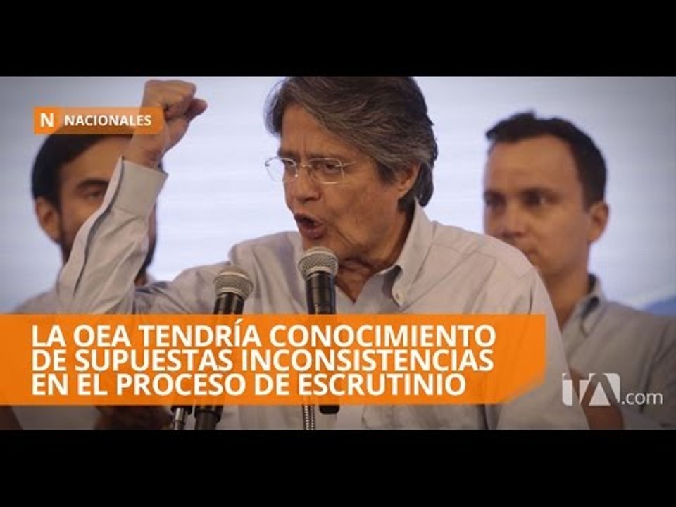 La OEA tendría conocimiento de supuestas inconsistencias en el proceso de escrutinio