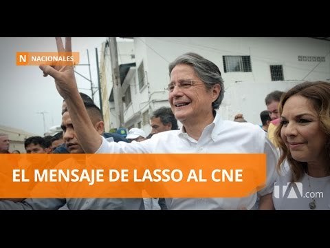 Guillermo Lasso: “Éste es un día crucial, no es una elección cualquiera”