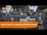 Seguidores de la alianza CREO - SUMA protestaron en Cuenca - Teleamazonas