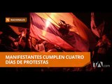 Manifestantes continúan apostados en los exteriores del CNE - Teleamazonas
