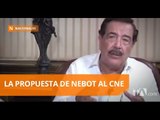 Nebot envió un mensaje al Consejo Nacional Electoral - Teleamazonas