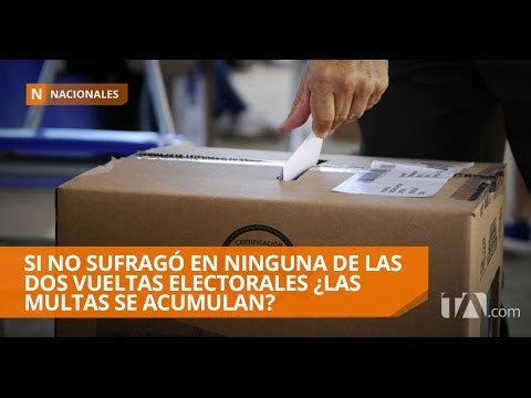 Ésta es la multa que deberá pagar por no ejercer el derecho al voto