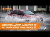 Invierno inunda varias zonas de Guayaquil  - Teleamazonas