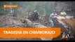 Deslave de piedras y lodo en Chimborazo deja cuatro fallecidos