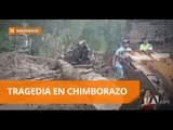 Deslave de piedras y lodo en Chimborazo deja cuatro fallecidos