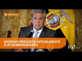 El presidente Moreno presenta a los gobernadores de provincias