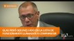 Glas pidió llamar a funcionarios a comparecer por tema Odebrecht - Teleamazonas