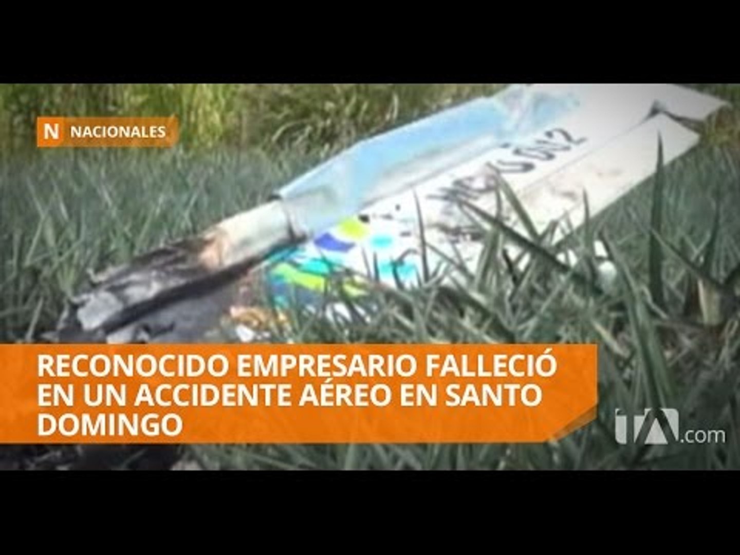 Reconocido empresario falleció en un accidente aéreo en Santo Domingo