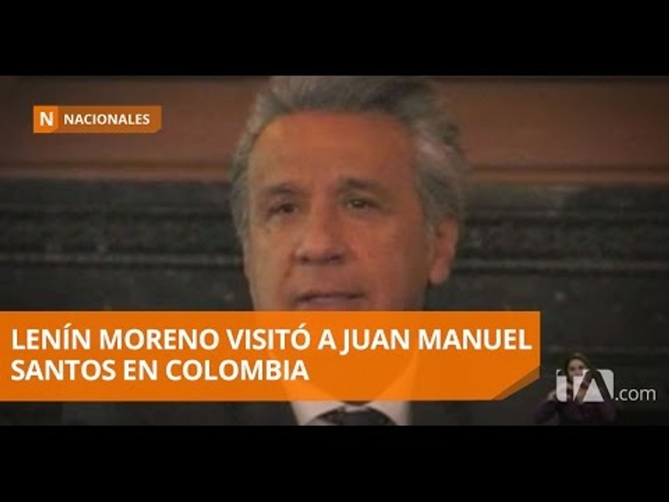 Lenín Moreno visitó al presidente Juan Manuel Santos - Teleamazonas
