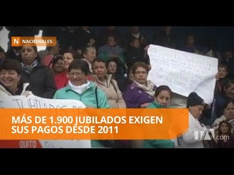 Jubilados del MSP exigen el pago de sus jubilaciones - Teleamazonas