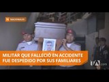 Se realizó sepelio del sargento fallecido tras accidente - Teleamazonas