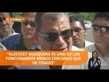 Correa marca distancia con el exministro Alecksey Mosquera - Teleamazonas