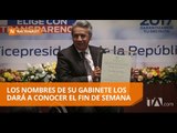 Gabinete del presidente electo Lenín Moreno se reúne en un primer taller