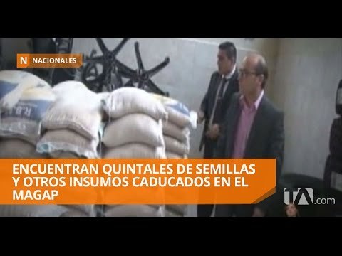 Encuentran quintales de semillas y otros insumos caducados en el Magap