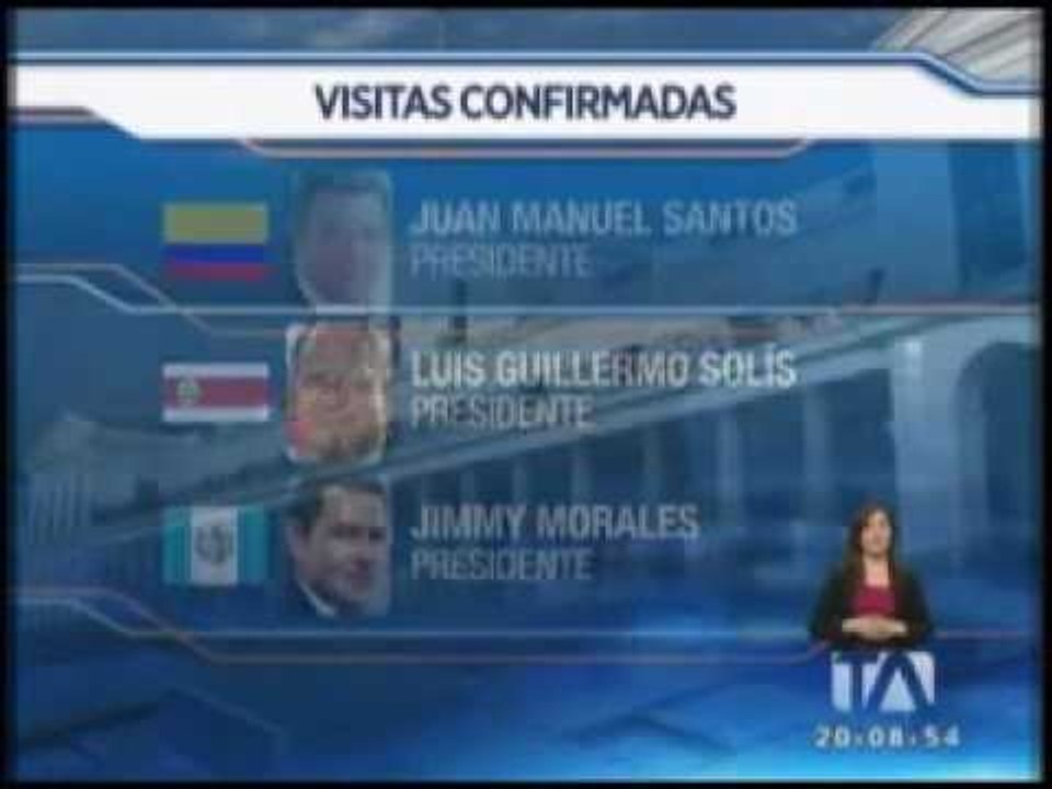 Confirmada la lista de mandatarios que asistirán a la investidura de Lenín Moreno - Teleamazonas