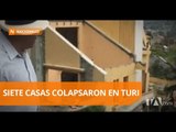 Siete casas colapsaron por condiciones ambientales en Turi - Teleamazonas