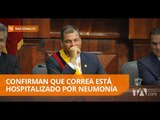 Rafael Correa está hospitalizado en una casa de salud del IESS - Teleamazonas