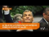 El expresidente Correa recibió el alta tras cuatro días en el HCAM