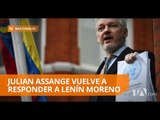 Moreno calificó de hacker a Julian Assange - Teleamazonas