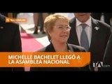 Michelle Bachelet llegó a la Asamblea Nacional
