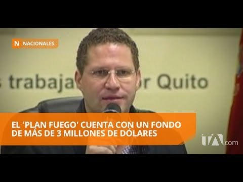 El 'plan fuego' contra incendios fue presentado por el Municipio de Quito