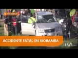 Cuatro jóvenes fallecen ahogados en un canal de riego en Riobamba