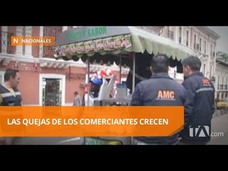 Descargar video: Iniciaron los operativos de control de ventas ambulantes en el centro de Quito