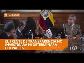 ¿Cuáles son las competencias del Frente de Transparencia?