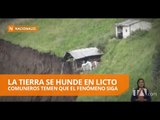 Varios daños y pérdidas por asentamiento de una montaña - Teleamazonas